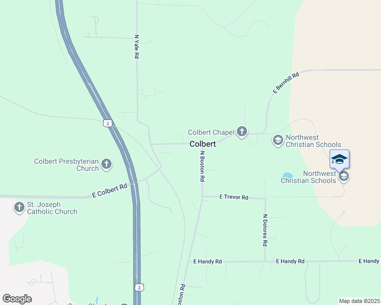 18525 North Boston Road, Colbert WA Walk Score