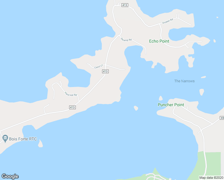 map of restaurants, bars, coffee shops, grocery stores, and more near 5874 Echo Point Road in Tower