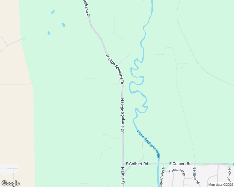 map of restaurants, bars, coffee shops, grocery stores, and more near 19009 North Little Spokane Drive in Colbert