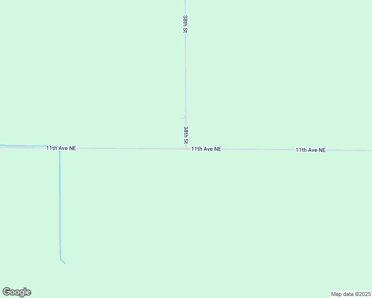 map of restaurants, bars, coffee shops, grocery stores, and more near 38th Street South in Fargo