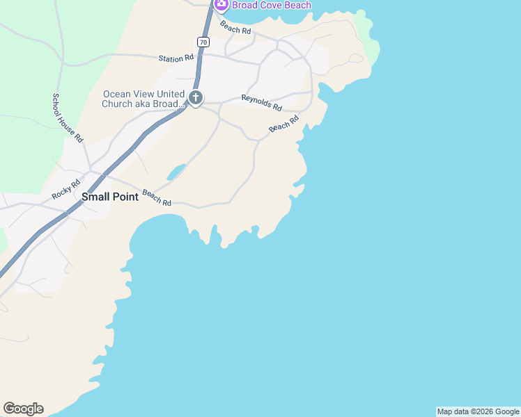 map of restaurants, bars, coffee shops, grocery stores, and more near in Small Point-Adam's Cove-Blackhead-Broad Cove