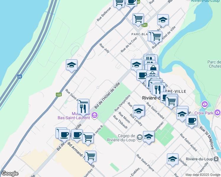 166 Boulevard de l'Hôtel de Ville, RivièreduLoup QC Walk Score