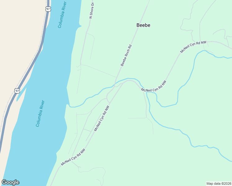 map of restaurants, bars, coffee shops, grocery stores, and more near 178 McNeil Canyon Road Northwest in Orondo
