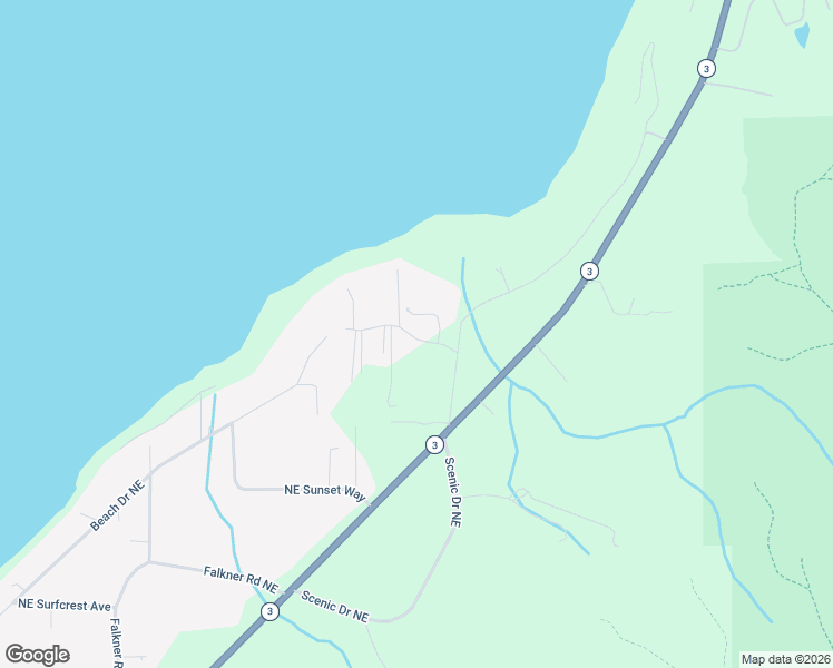 map of restaurants, bars, coffee shops, grocery stores, and more near 29802 Northeast Hudson Street in Poulsbo