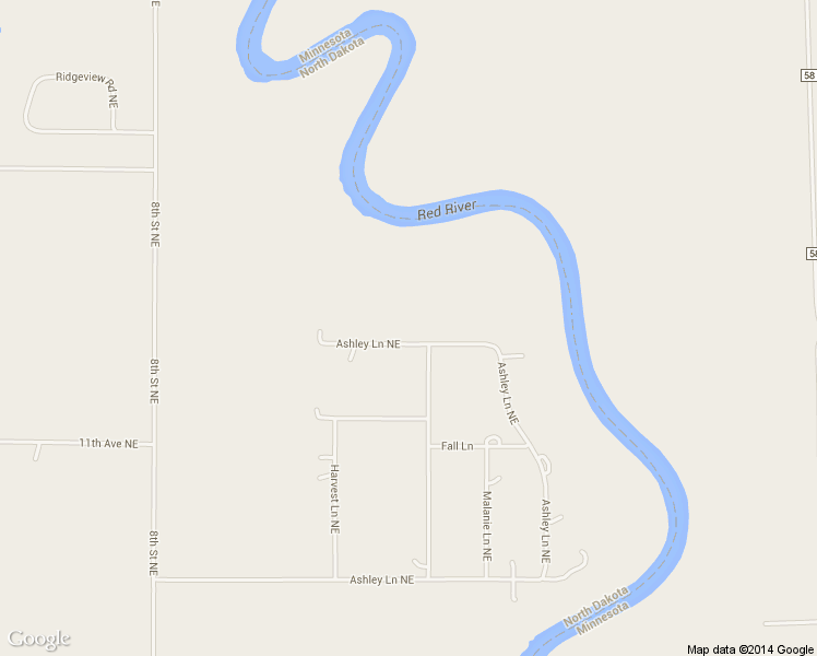 map of restaurants, bars, coffee shops, grocery stores, and more near 772 Ashley Lane Northeast in Thompson