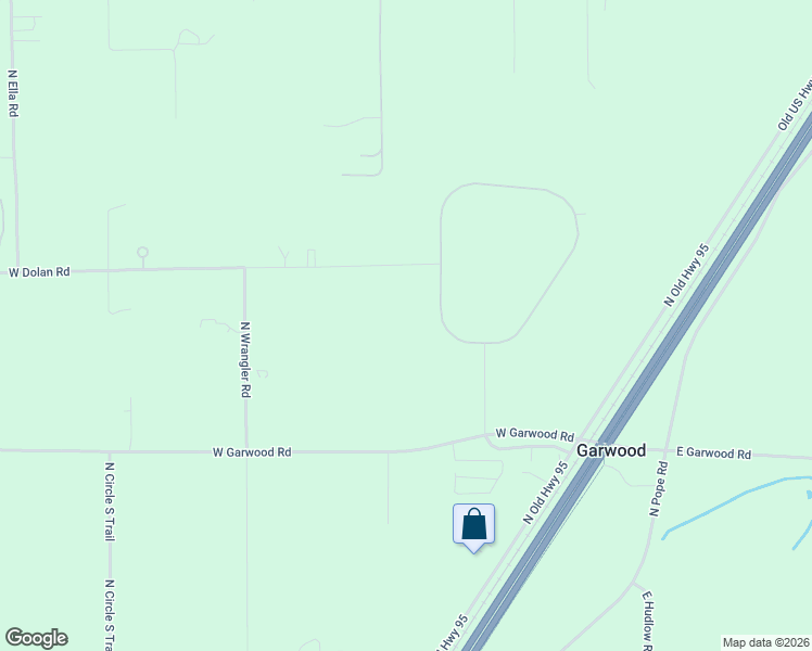 map of restaurants, bars, coffee shops, grocery stores, and more near 544 West Dolan Road in Rathdrum