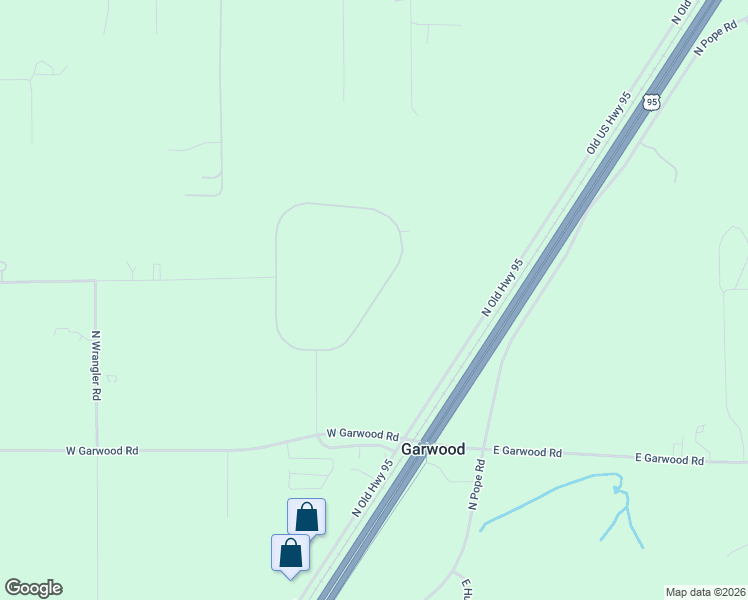 map of restaurants, bars, coffee shops, grocery stores, and more near 51153 Old US Highway 95 in Rathdrum