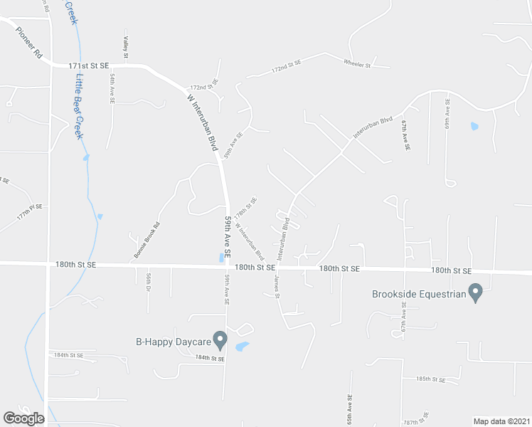 map of restaurants, bars, coffee shops, grocery stores, and more near 17714 Interurban Boulevard in Snohomish