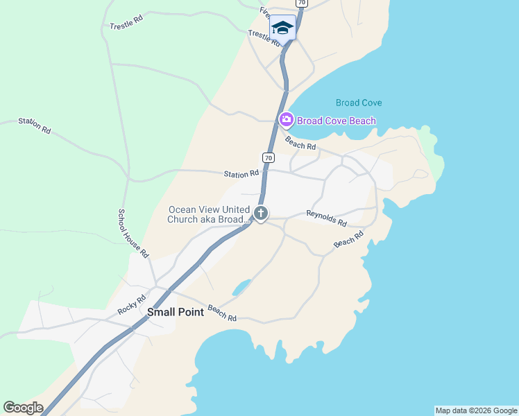 map of restaurants, bars, coffee shops, grocery stores, and more near Newfoundland and Labrador 70 in Winterton