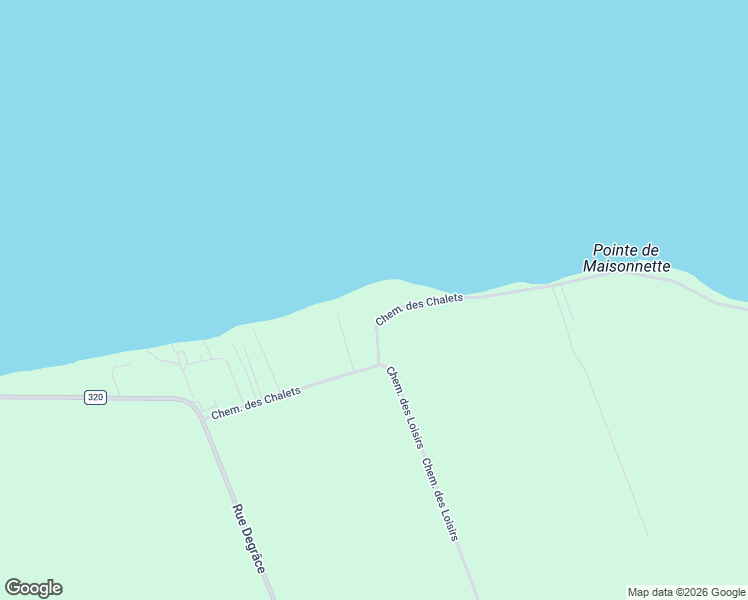 map of restaurants, bars, coffee shops, grocery stores, and more near 145 Chemin des Chalets in Maisonnette