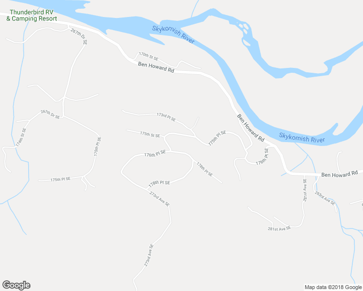 map of restaurants, bars, coffee shops, grocery stores, and more near 27509 176th Place Southeast in Monroe