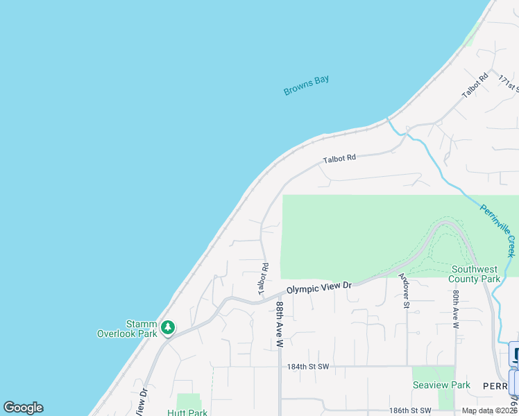 map of restaurants, bars, coffee shops, grocery stores, and more near 17530 Talbot Road in Edmonds