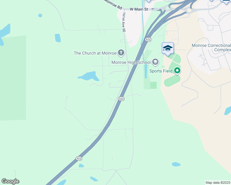 map of restaurants, bars, coffee shops, grocery stores, and more near 17216 161st Avenue Southeast in Snohomish