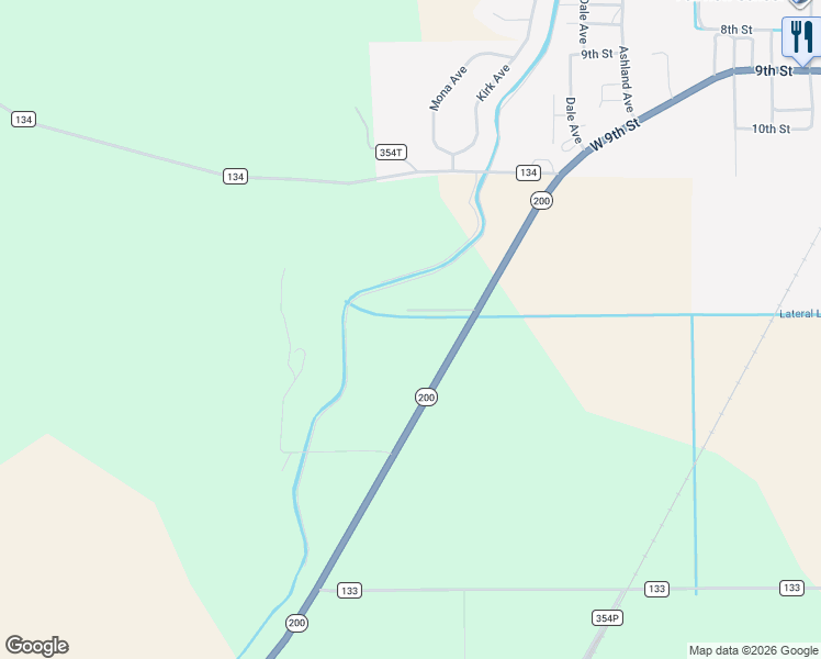 map of restaurants, bars, coffee shops, grocery stores, and more near 13351 Montana 200 in Fairview