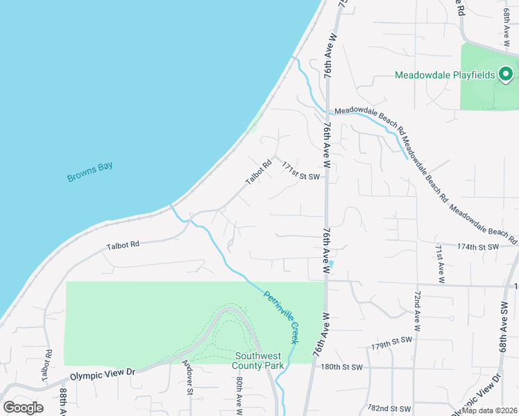 map of restaurants, bars, coffee shops, grocery stores, and more near 17232 Sealawn Place in Edmonds