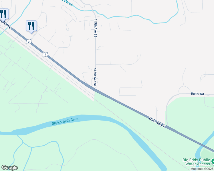 map of restaurants, bars, coffee shops, grocery stores, and more near 41711 U.S. 2 in Gold Bar