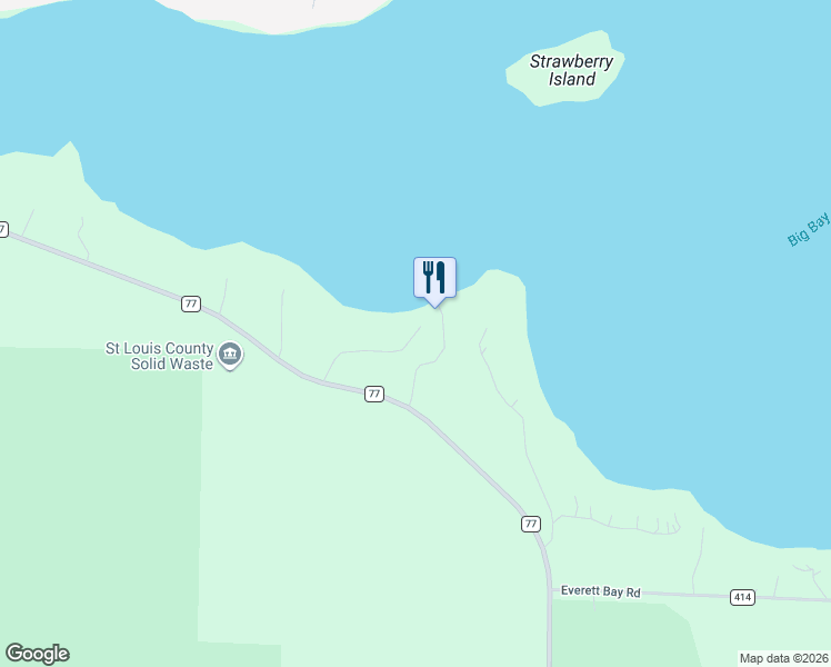 map of restaurants, bars, coffee shops, grocery stores, and more near 1999 Bayview Drive in Tower