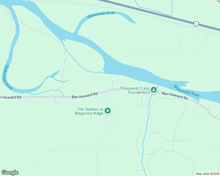 map of restaurants, bars, coffee shops, grocery stores, and more near 16704 260th Drive Southeast in Monroe
