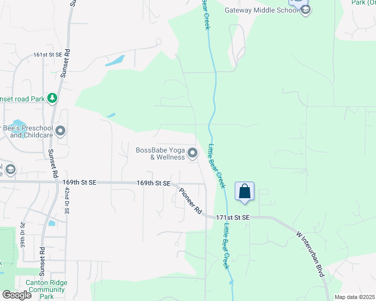 map of restaurants, bars, coffee shops, grocery stores, and more near 16726 51st Avenue Southeast in Bothell