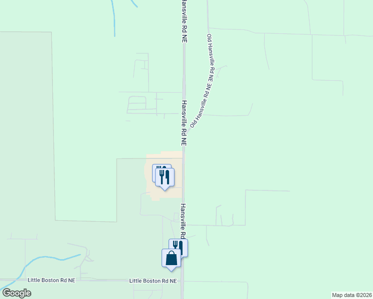 map of restaurants, bars, coffee shops, grocery stores, and more near 30796 Hansville Road Northeast in Kingston
