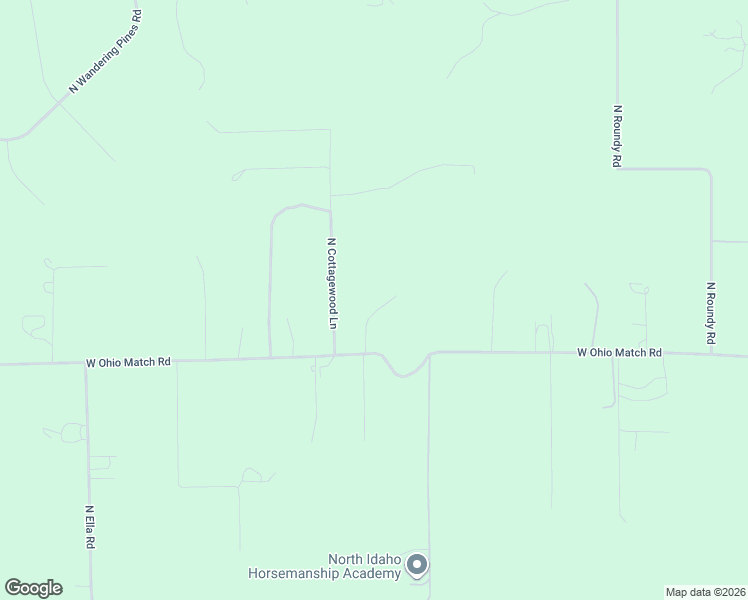 map of restaurants, bars, coffee shops, grocery stores, and more near 773 East Ohio Match Road in Rathdrum
