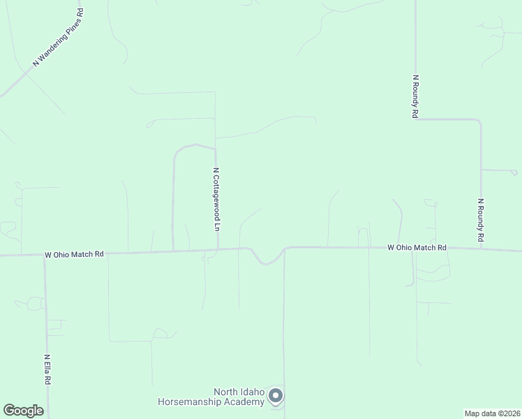 map of restaurants, bars, coffee shops, grocery stores, and more near 773 East Ohio Match Road in Rathdrum