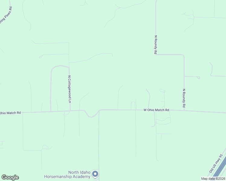 map of restaurants, bars, coffee shops, grocery stores, and more near 1129 East Ohio Match Road in Rathdrum