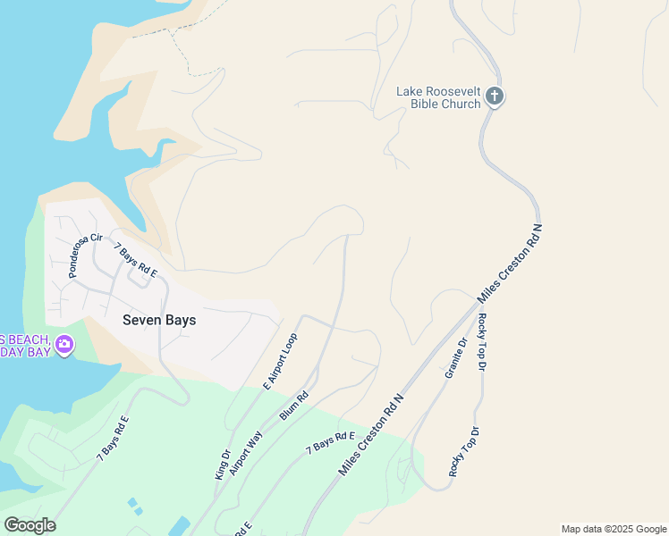 map of restaurants, bars, coffee shops, grocery stores, and more near 402 Airport Way in Seven Bays