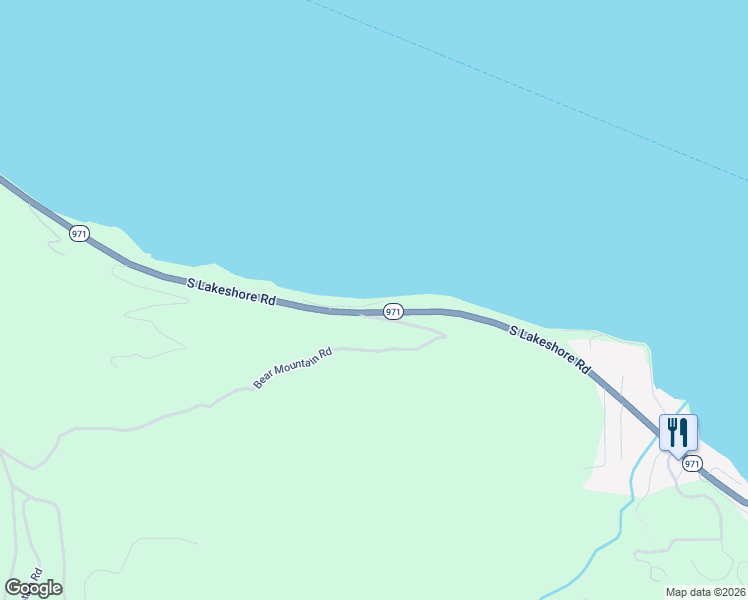 map of restaurants, bars, coffee shops, grocery stores, and more near 2630 South Lakeshore Road in Chelan