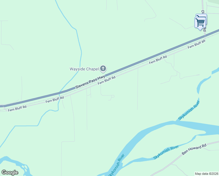 map of restaurants, bars, coffee shops, grocery stores, and more near 28802 Fern Bluff Road in Monroe