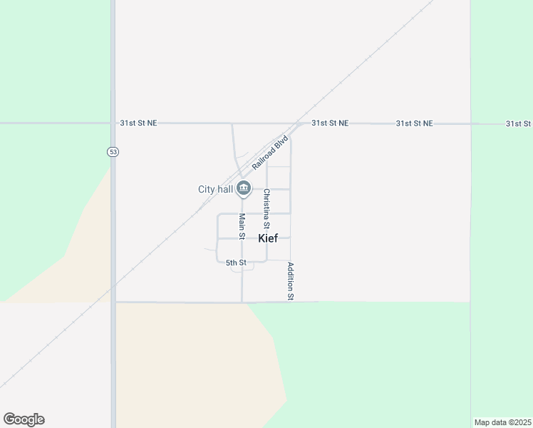 map of restaurants, bars, coffee shops, grocery stores, and more near Christina Street in Kief