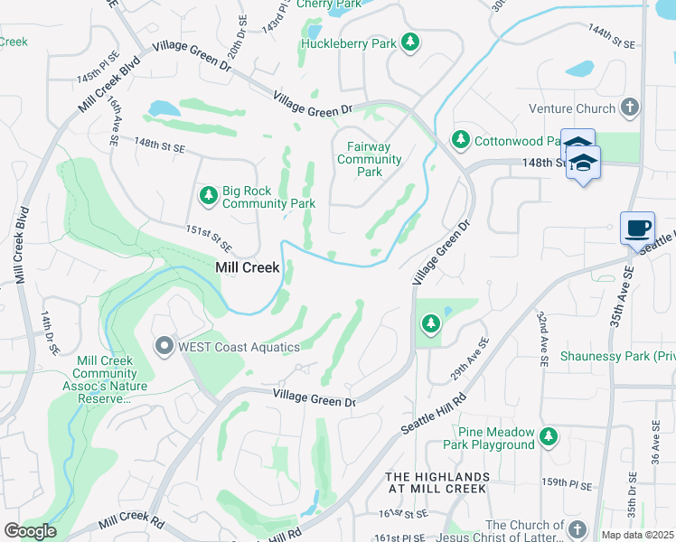map of restaurants, bars, coffee shops, grocery stores, and more near in Bothell