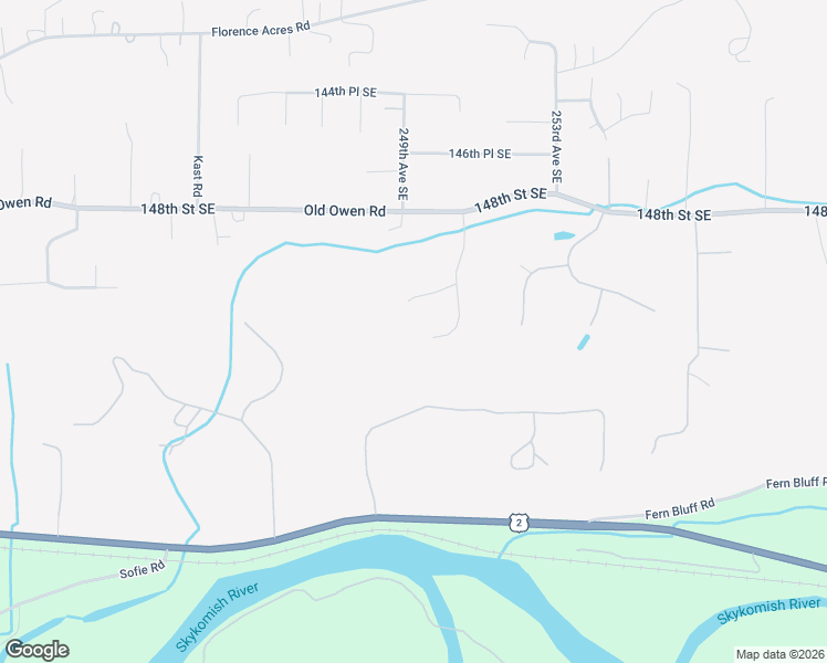 map of restaurants, bars, coffee shops, grocery stores, and more near 15118 250th Drive Southeast in Monroe