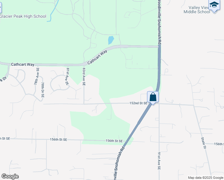 map of restaurants, bars, coffee shops, grocery stores, and more near 8531 152nd Street Southeast in Snohomish