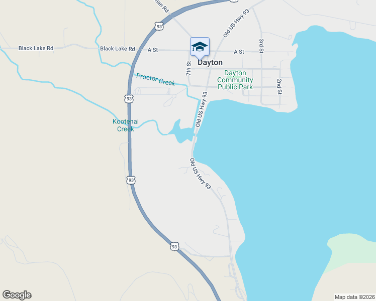 map of restaurants, bars, coffee shops, grocery stores, and more near in Dayton