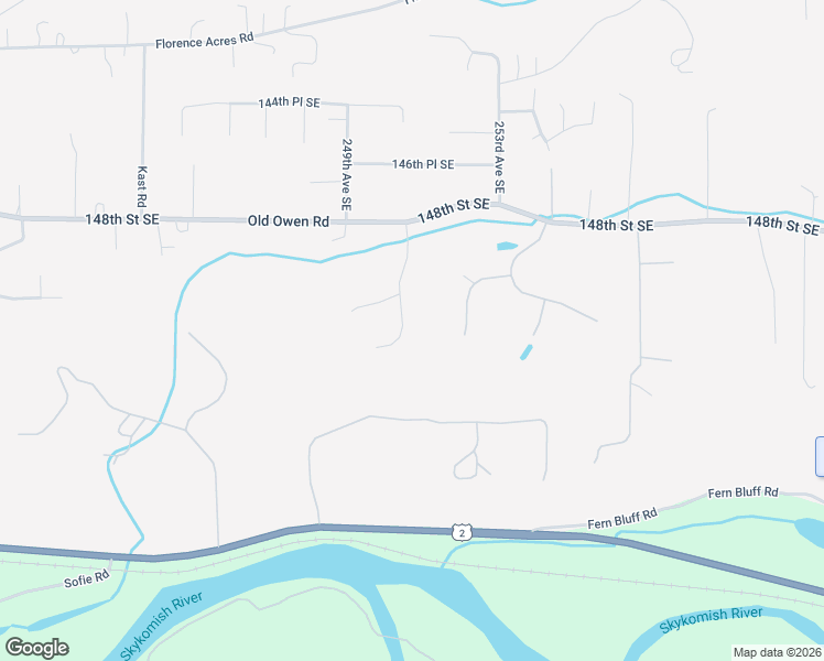 map of restaurants, bars, coffee shops, grocery stores, and more near 15025 250th Drive Southeast in Monroe