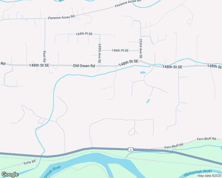map of restaurants, bars, coffee shops, grocery stores, and more near 24922 150th Street Southeast in Monroe