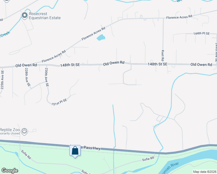map of restaurants, bars, coffee shops, grocery stores, and more near 23704 150th Street Southeast in Monroe