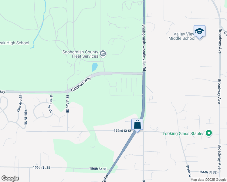 map of restaurants, bars, coffee shops, grocery stores, and more near 8915 Cathcart Way in Snohomish