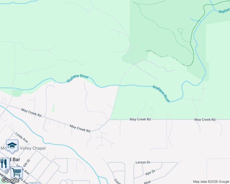 map of restaurants, bars, coffee shops, grocery stores, and more near 14802 Ley Road in Gold Bar