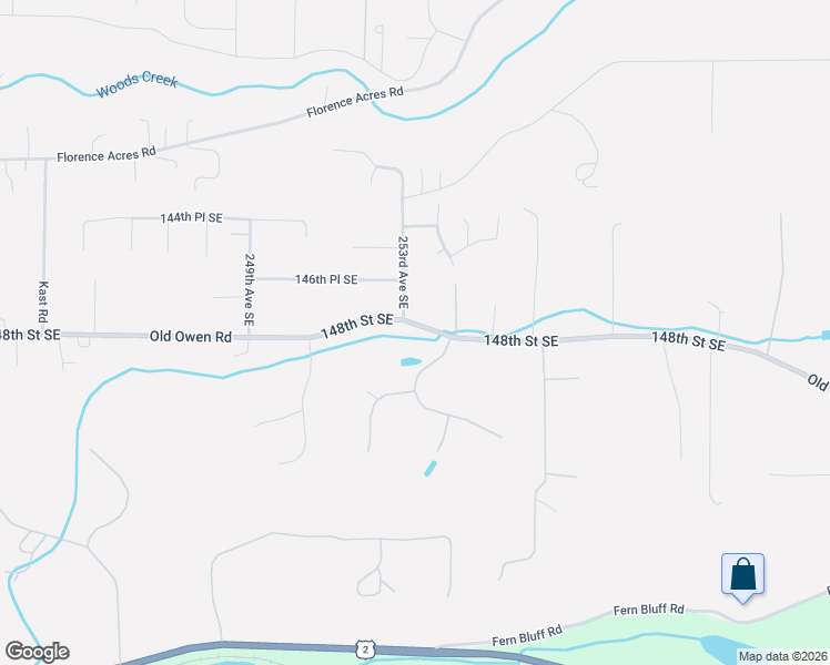 map of restaurants, bars, coffee shops, grocery stores, and more near 25324 Old Owen Road in Monroe