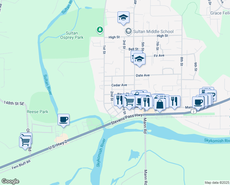 205 Birch Street, Sultan WA Walk Score