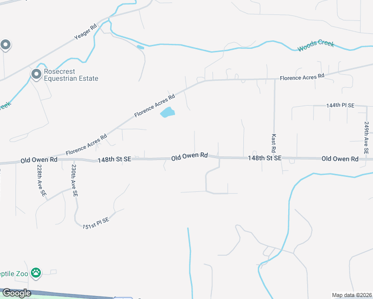 map of restaurants, bars, coffee shops, grocery stores, and more near 23630 Old Owen Road in Monroe
