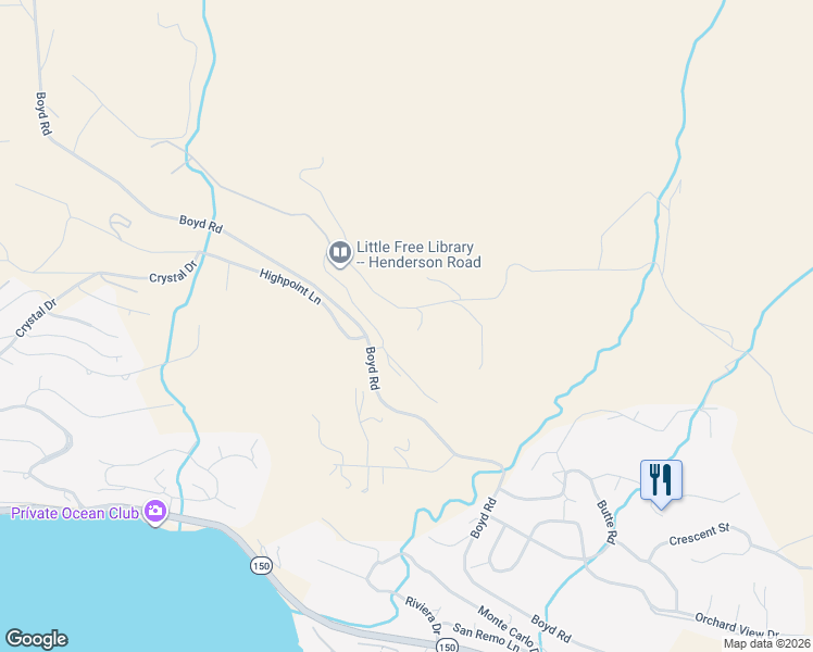 map of restaurants, bars, coffee shops, grocery stores, and more near 63 Balsam Drive in Chelan