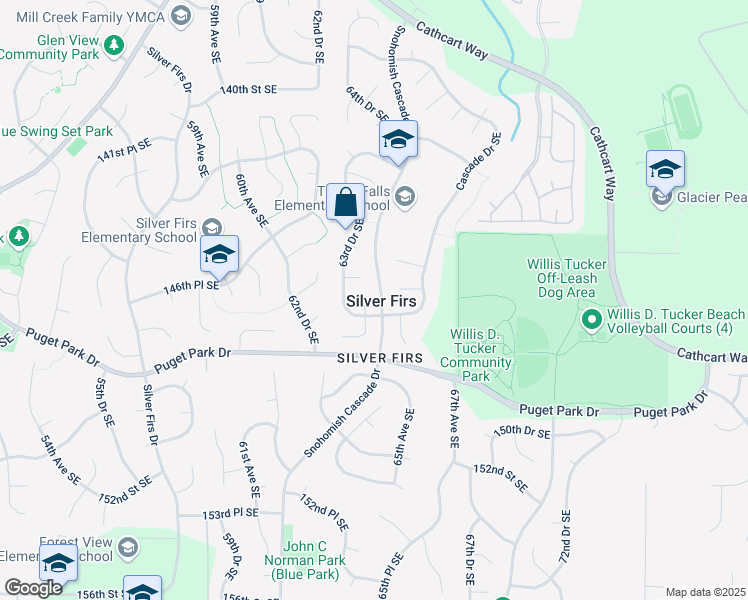 map of restaurants, bars, coffee shops, grocery stores, and more near 14608 64th Avenue Southeast in Snohomish