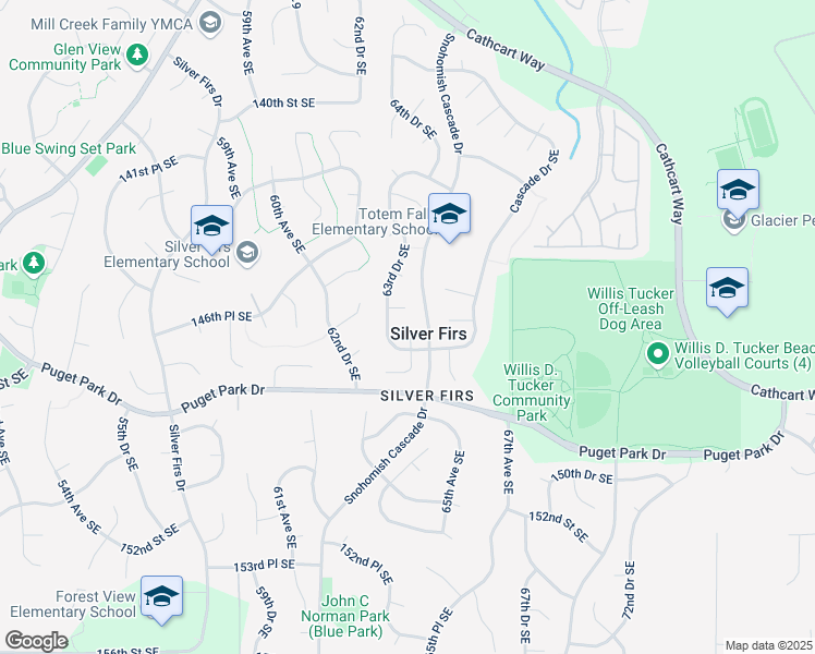 map of restaurants, bars, coffee shops, grocery stores, and more near 14608 64th Avenue Southeast in Snohomish