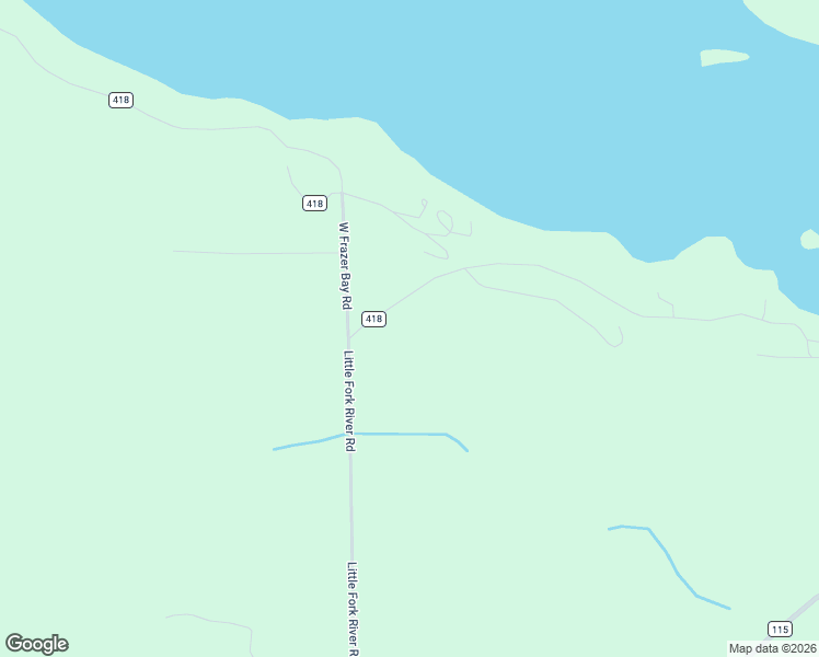 map of restaurants, bars, coffee shops, grocery stores, and more near 7473 Frazer Bay Road in Cook