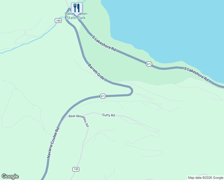 map of restaurants, bars, coffee shops, grocery stores, and more near 935 Navarre Coulee Road in Chelan