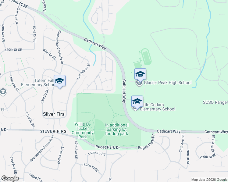 map of restaurants, bars, coffee shops, grocery stores, and more near 14333 71st Avenue Southeast in Snohomish