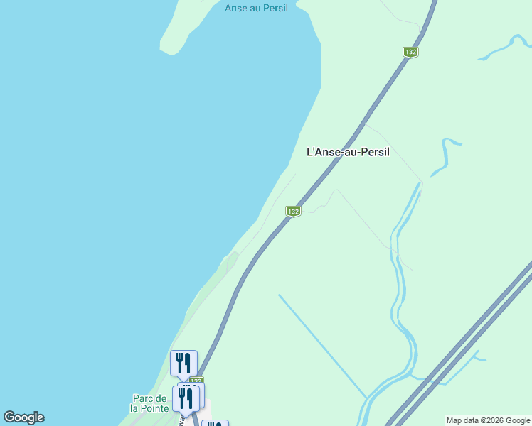 map of restaurants, bars, coffee shops, grocery stores, and more near 22 Rue Mackay in Rivière-du-Loup